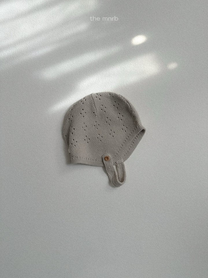【予約商品】round bonnet [minirobe] (26SS)【2026年3月中旬以降順次発送】