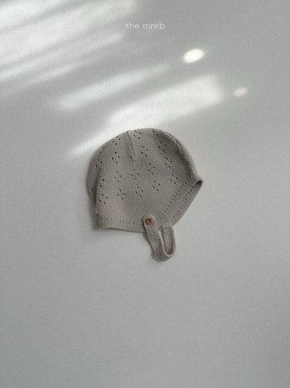【予約商品】round bonnet [minirobe] (26SS)【2026年3月中旬以降順次発送】