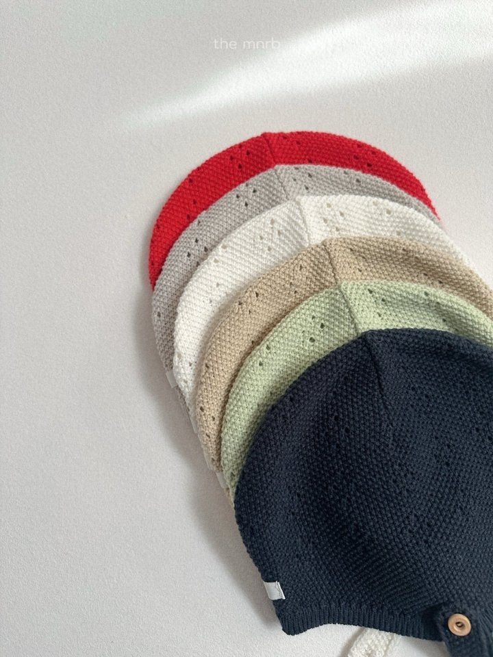 【予約商品】round bonnet [minirobe] (26SS)【2026年3月中旬以降順次発送】