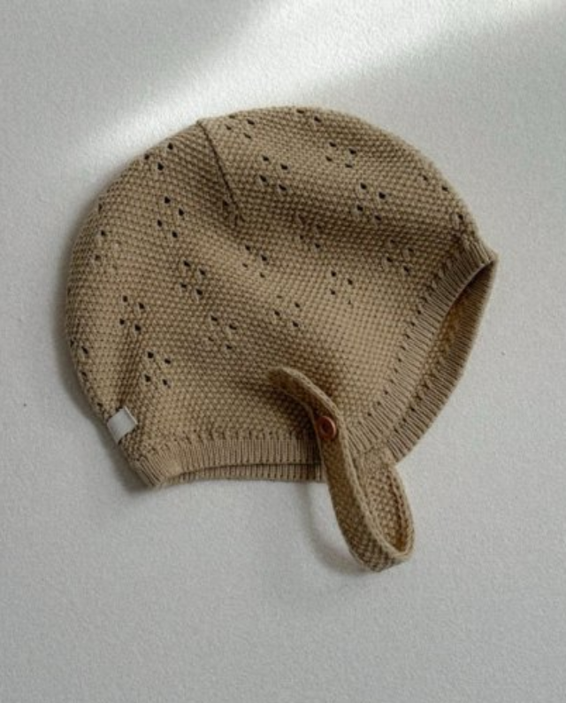 【予約商品】round bonnet [minirobe] (26SS)【2026年3月中旬以降順次発送】