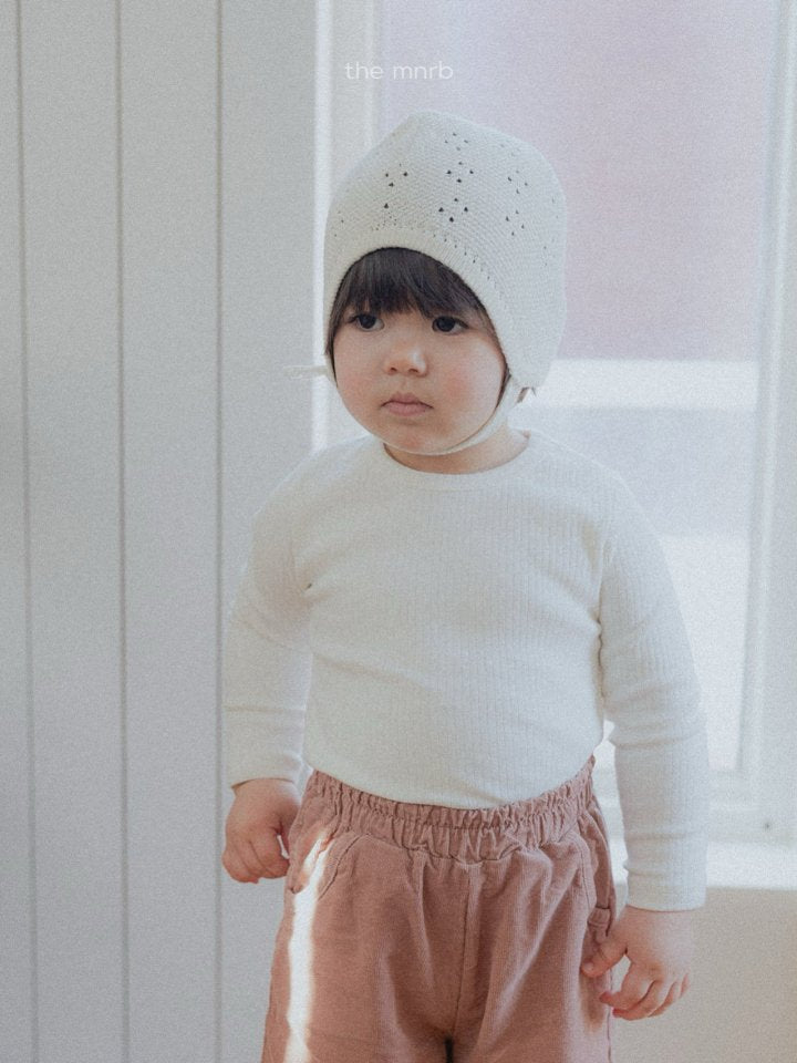 【予約商品】round bonnet [minirobe] (26SS)【2026年3月中旬以降順次発送】