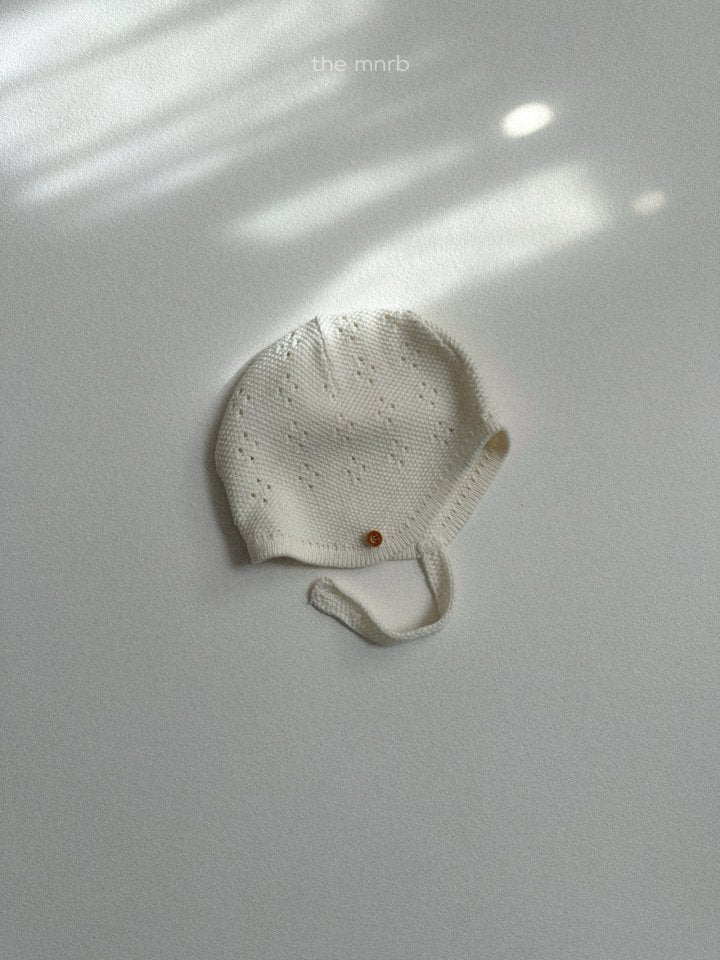 【予約商品】round bonnet [minirobe] (26SS)【2026年3月中旬以降順次発送】
