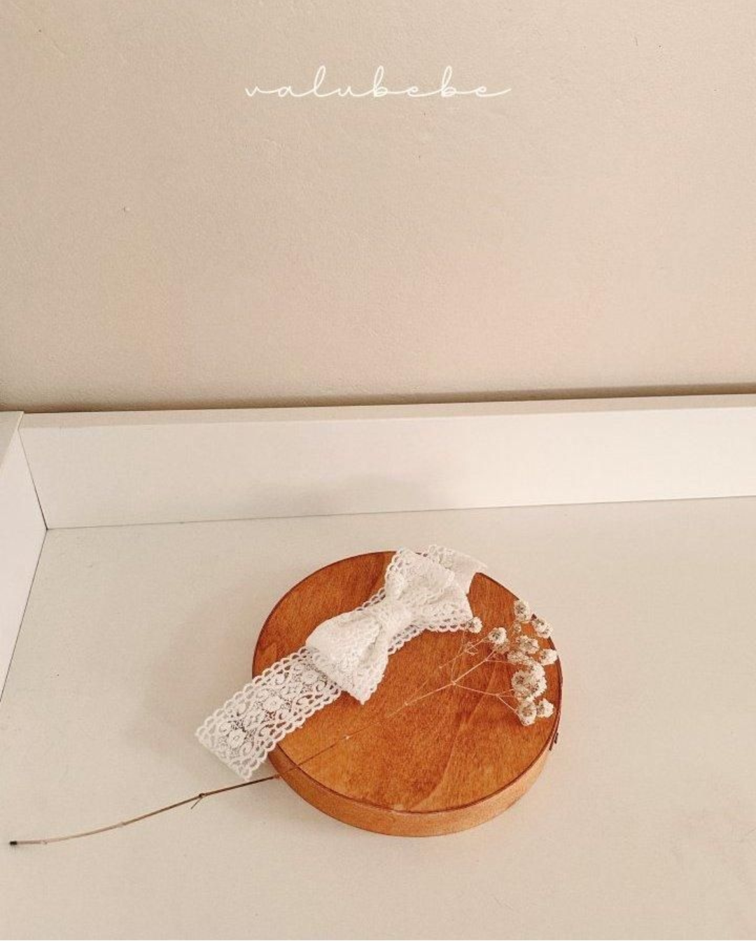 【予約商品】 Lace ribbon hairband [Valubebe] (26SS) 【2026年3月中旬以降順次発送】