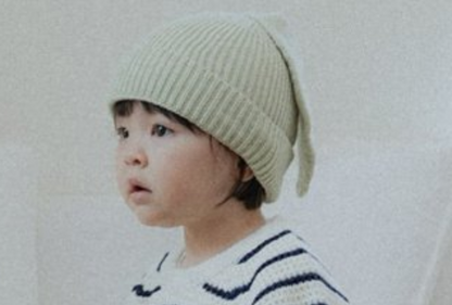 【予約商品】Puppy Beanie [minirobe] (26SS)【2026年3月中旬以降順次発送】
