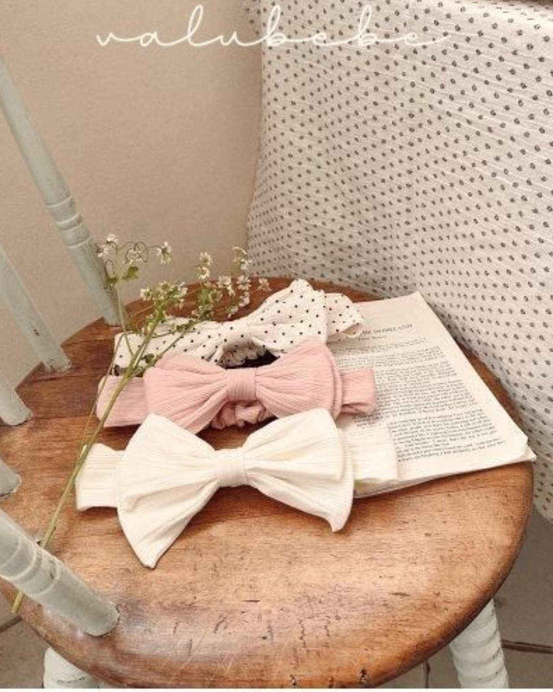 【予約商品】 Ribbon hairband [Valubebe] (26SS) 【2026年3月中旬以降順次発送】