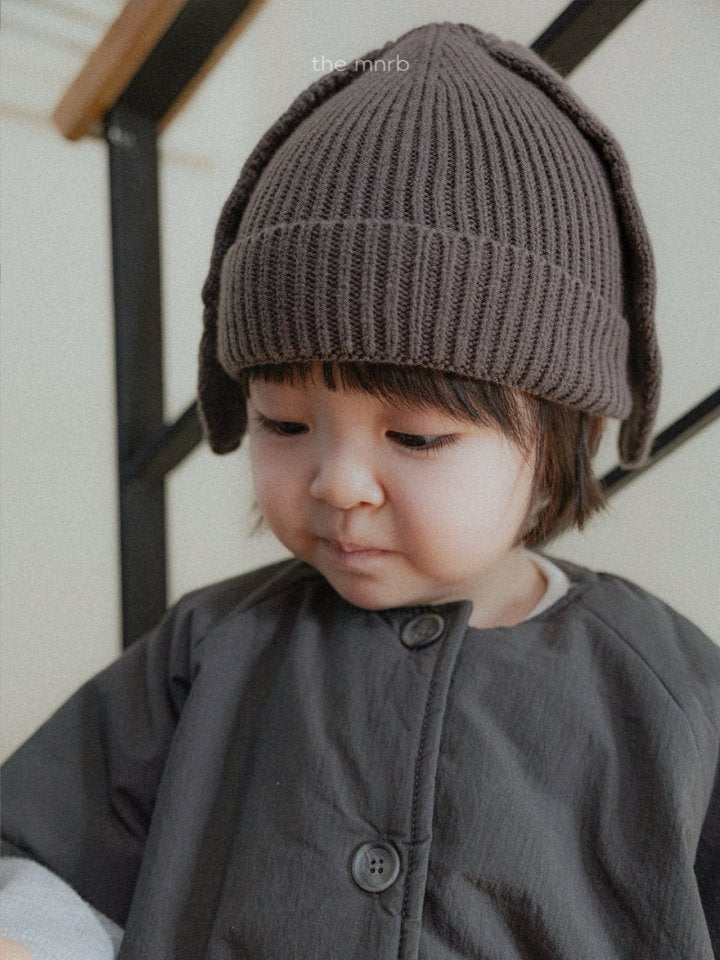 【予約商品】Puppy Beanie [minirobe] (26SS)【2026年3月中旬以降順次発送】