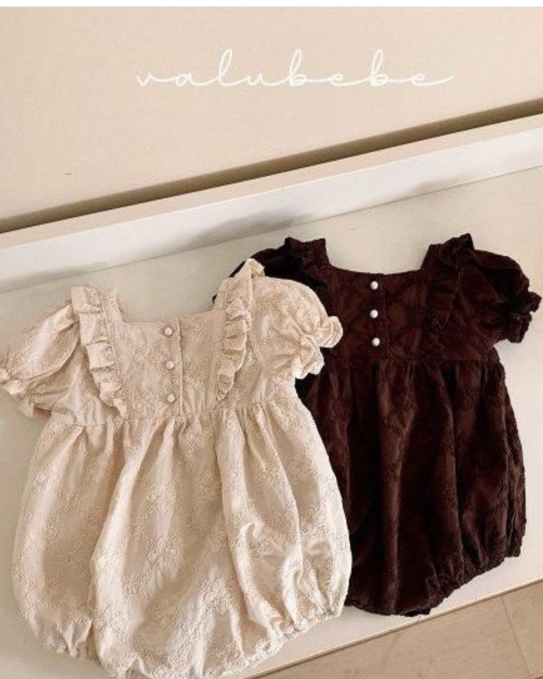 【予約商品】 Morty rompers [Valubebe] (26SS) 【2026年3月中旬以降順次発送】