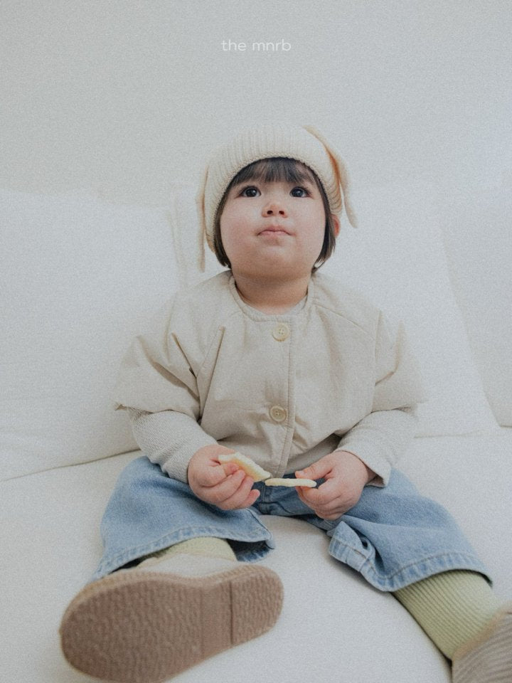 【予約商品】Puppy Beanie [minirobe] (26SS)【2026年3月中旬以降順次発送】