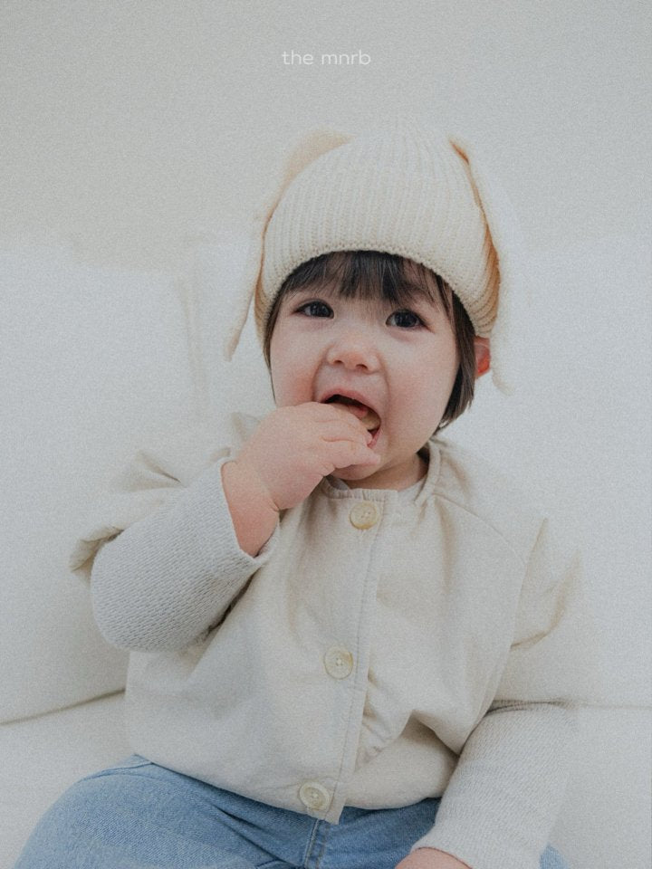 【予約商品】Puppy Beanie [minirobe] (26SS)【2026年3月中旬以降順次発送】