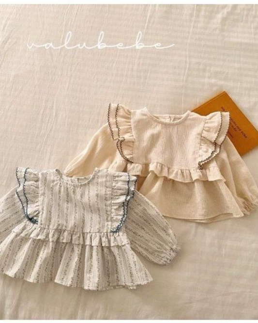 【予約商品】 Berry wing blouse [Valubebe] (26SS) 【2026年3月中旬以降順次発送】