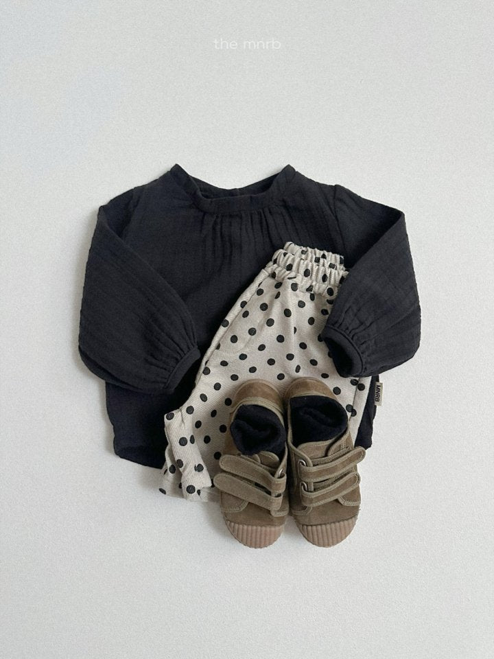 【予約商品】ruffle blouse [minirobe] (26SS)【2026年3月中旬以降順次発送】