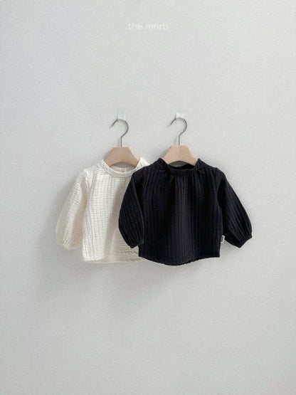 【予約商品】ruffle blouse [minirobe] (26SS)【2026年3月中旬以降順次発送】