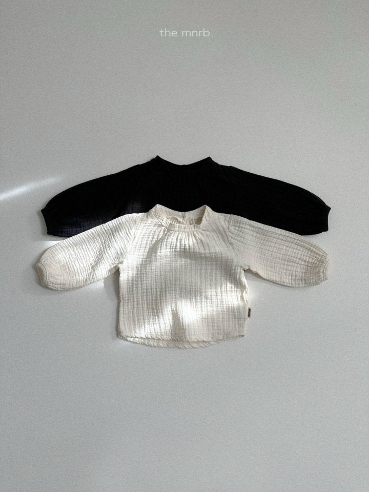 【予約商品】ruffle blouse [minirobe] (26SS)【2026年3月中旬以降順次発送】