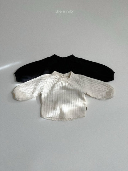 【予約商品】ruffle blouse [minirobe] (26SS)【2026年3月中旬以降順次発送】