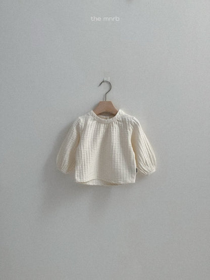 【予約商品】ruffle blouse [minirobe] (26SS)【2026年3月中旬以降順次発送】