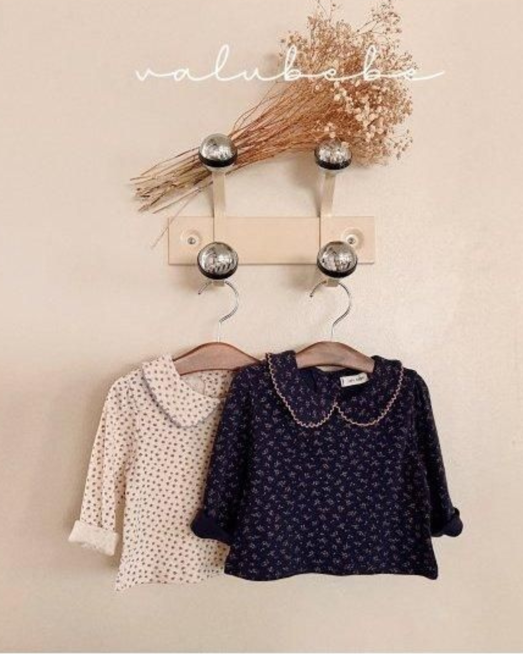 【予約商品】 Pico flower blouse [Valubebe] (26SS) 【2026年3月中旬以降順次発送】