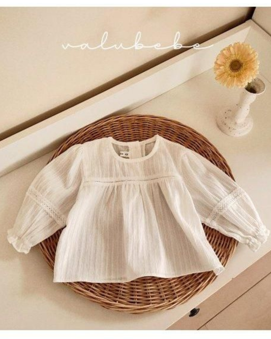 【予約商品】 Pure lace blouse [Valubebe] (26SS) 【2026年3月中旬以降順次発送】
