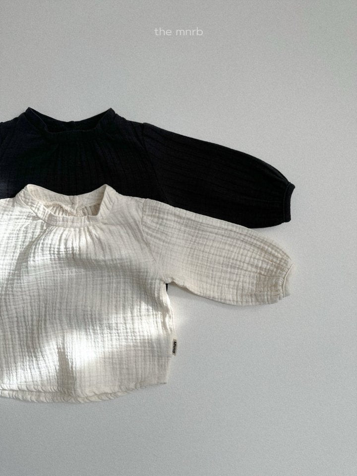 【予約商品】ruffle blouse [minirobe] (26SS)【2026年3月中旬以降順次発送】
