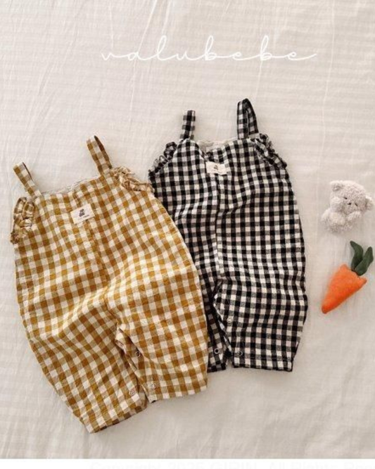 【予約商品】 Check suspender suit [Valubebe] (26SS) 【2026年3月中旬以降順次発送】