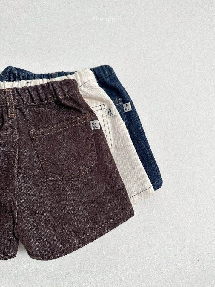 【予約商品】Love Jeans Denim Shorts [minirobe] (26SS)【2026年3月中旬以降順次発送】