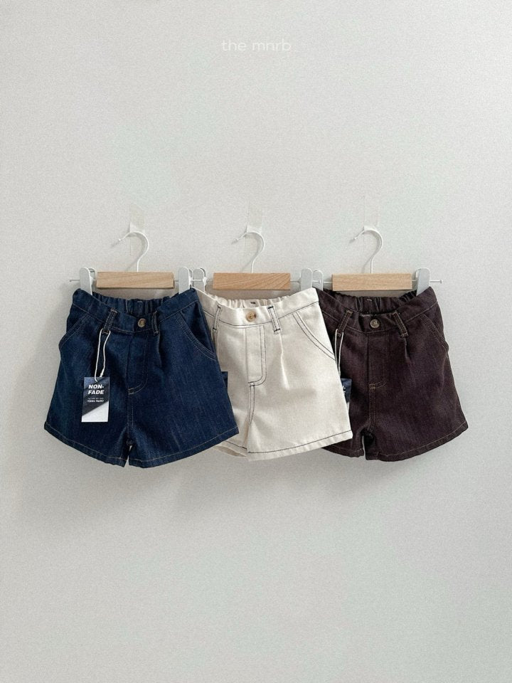 【予約商品】Love Jeans Denim Shorts [minirobe] (26SS)【2026年3月中旬以降順次発送】
