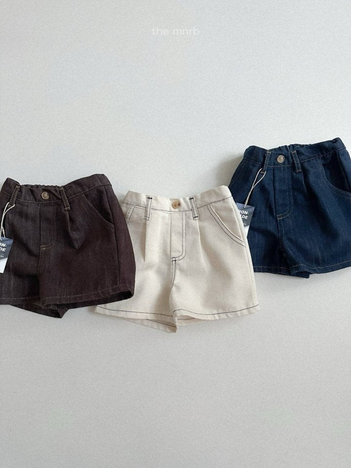 【予約商品】Love Jeans Denim Shorts [minirobe] (26SS)【2026年3月中旬以降順次発送】