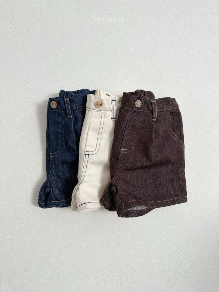 【予約商品】Love Jeans Denim Shorts [minirobe] (26SS)【2026年3月中旬以降順次発送】
