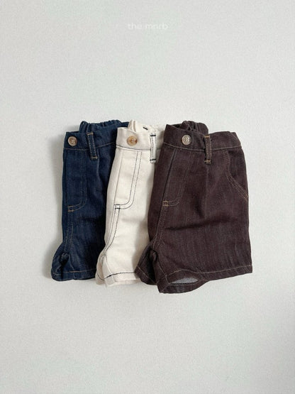 【予約商品】Love Jeans Denim Shorts [minirobe] (26SS)【2026年3月中旬以降順次発送】
