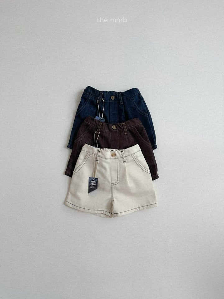 【予約商品】Love Jeans Denim Shorts [minirobe] (26SS)【2026年3月中旬以降順次発送】