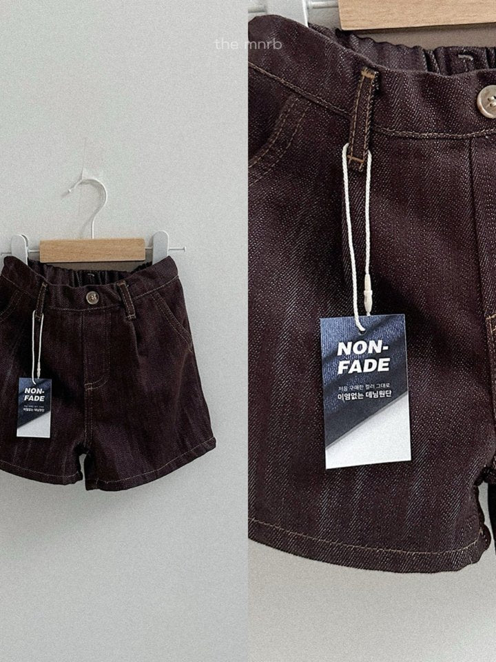 【予約商品】Love Jeans Denim Shorts [minirobe] (26SS)【2026年3月中旬以降順次発送】