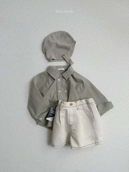 【予約商品】Love Jeans Denim Shorts [minirobe] (26SS)【2026年3月中旬以降順次発送】
