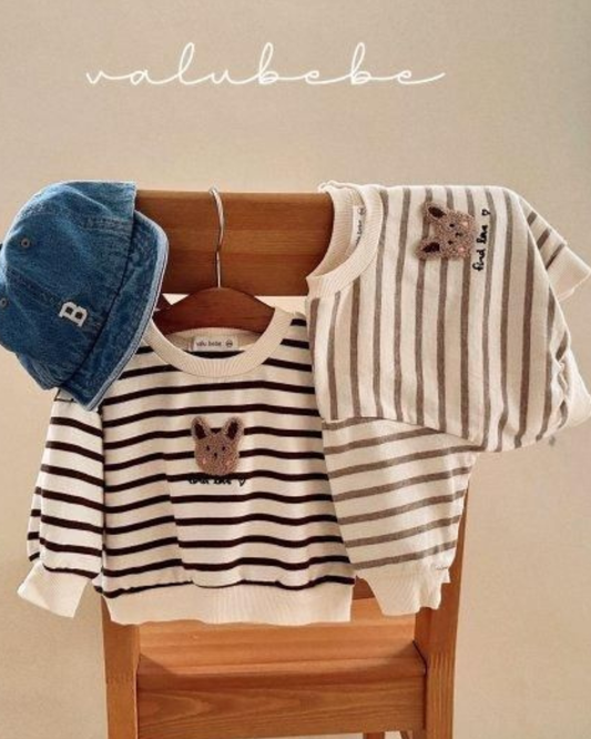 【予約商品】 Bunny stripe mtm [Valubebe] (26SS) 【2026年3月中旬以降順次発送】