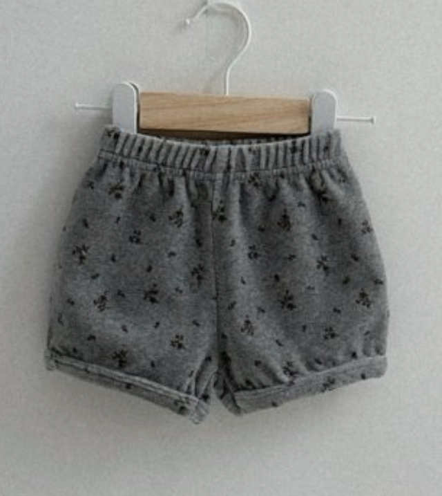 【予約商品】Flower shorts [minirobe] (26SS)【2026年3月中旬以降順次発送】