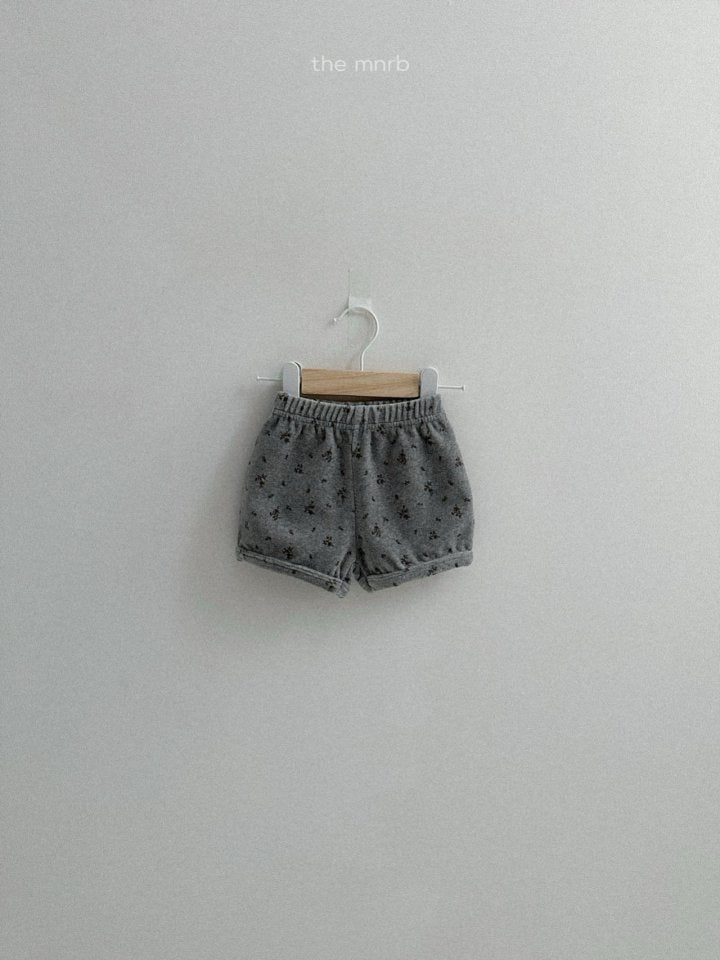 【予約商品】Flower shorts [minirobe] (26SS)【2026年3月中旬以降順次発送】