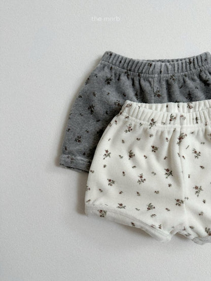 【予約商品】Flower shorts [minirobe] (26SS)【2026年3月中旬以降順次発送】