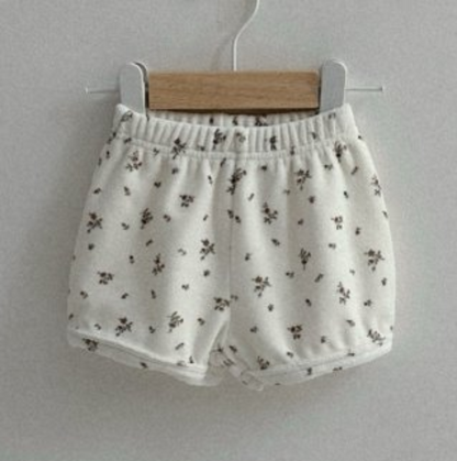 【予約商品】Flower shorts [minirobe] (26SS)【2026年3月中旬以降順次発送】