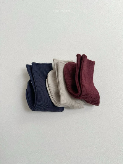 【予約商品】Breeze Socks 3-piece set [minirobe] (26SS)【2026年3月中旬以降順次発送】