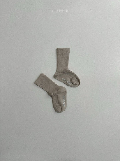 【予約商品】Breeze Socks 3-piece set [minirobe] (26SS)【2026年3月中旬以降順次発送】