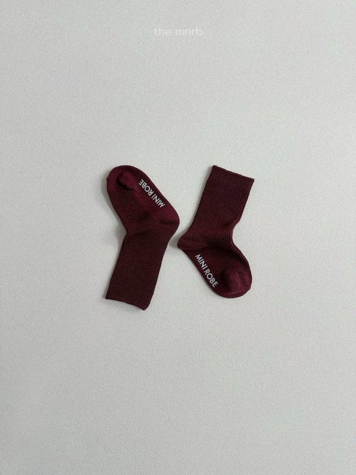 【予約商品】Breeze Socks 3-piece set [minirobe] (26SS)【2026年3月中旬以降順次発送】