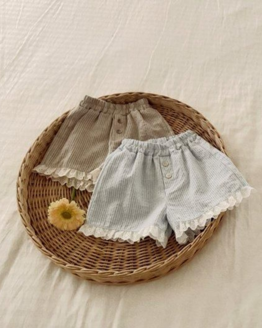 【予約商品】 Classic lace harf pants [Valubebe] (26SS) 【2026年3月中旬以降順次発送】