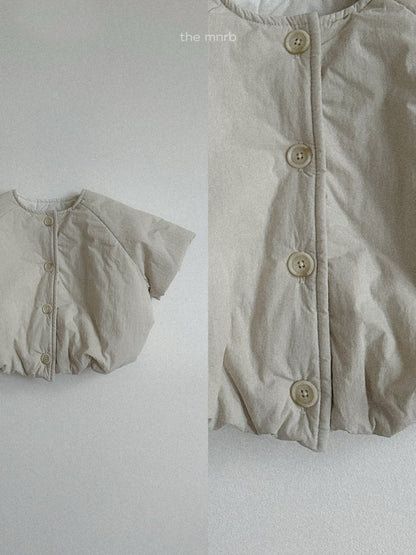 【予約商品】Square balloon padding [minirobe] (26SS)【2026年3月中旬以降順次発送】