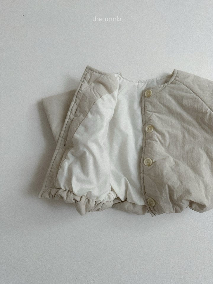 【予約商品】Square balloon padding [minirobe] (26SS)【2026年3月中旬以降順次発送】