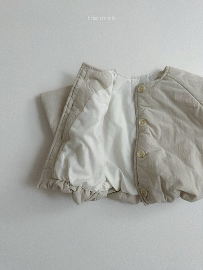 【予約商品】Square balloon padding [minirobe] (26SS)【2026年3月中旬以降順次発送】