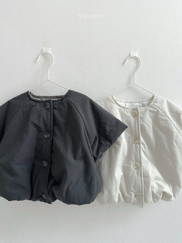 【予約商品】Square balloon padding [minirobe] (26SS)【2026年3月中旬以降順次発送】