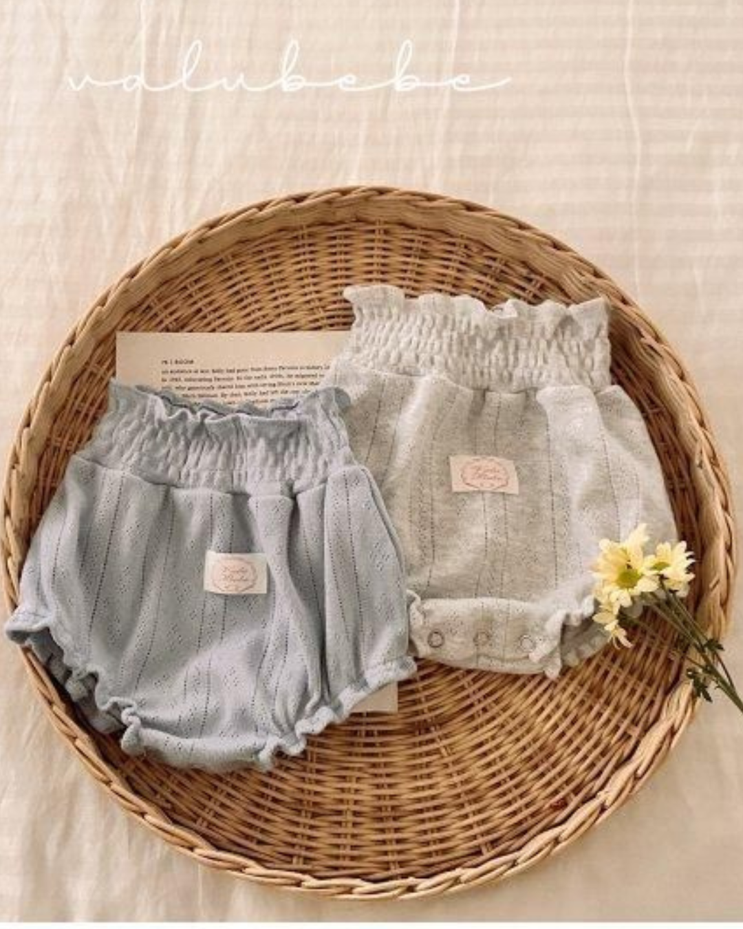 【予約商品】 Eyelet smock bloomer [Valubebe] (26SS) 【2026年3月中旬以降順次発送】