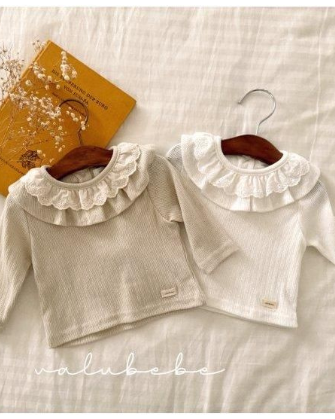 【予約商品】 Ive lace frill tops [Valubebe] (26SS) 【2026年3月中旬以降順次発送】