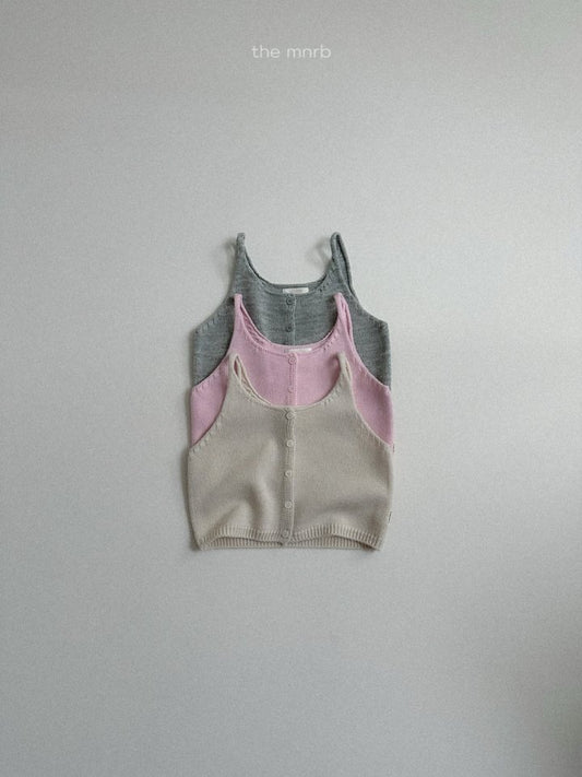 【予約商品】Layered vest [minirobe] (26SS)【2026年3月中旬以降順次発送】