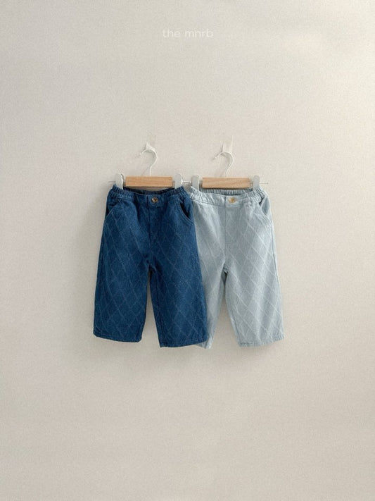 【予約商品】Diamond denim pants [minirobe] (26SS)【2026年3月中旬以降順次発送】