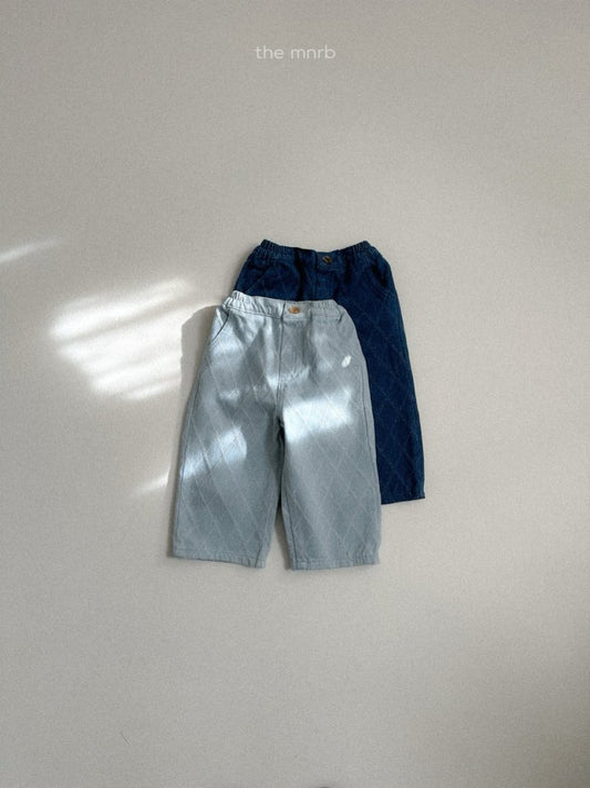【予約商品】Diamond denim pants [minirobe] (26SS)【2026年3月中旬以降順次発送】