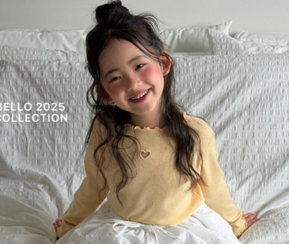 【予約販売】Heart Punching Eyelet Tee [NINIBELLO] (26SS)【2026年2月下旬以降順次発送】